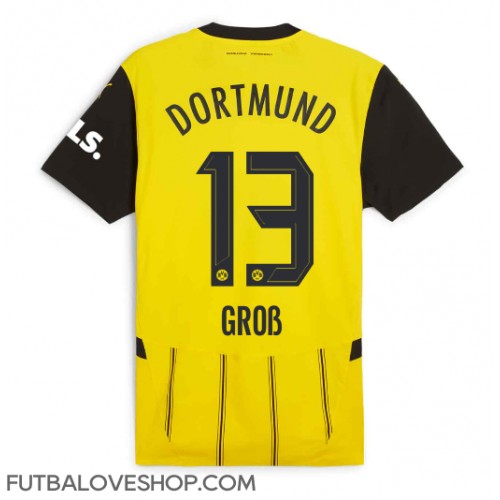 Dres Borussia Dortmund Pascal Gross #13 Domáci 2024-25 Krátky Rukáv